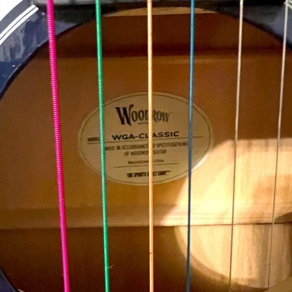 Woodrow WGA Classic New York Yankees Full Size Guitar MLB - Picture 4 of 4